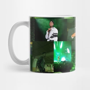 green rap collage Mug